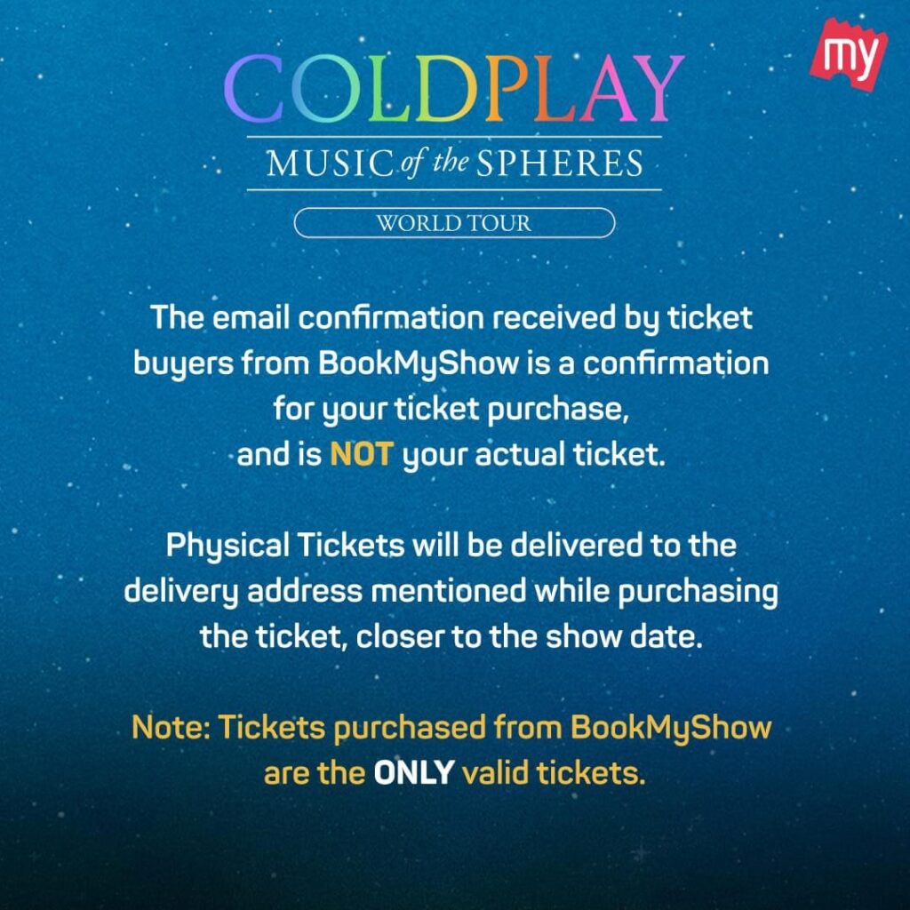 Book Coldplay India Tour Tickets_Coldplay India tour information_Music of the Spheres 2025 tour