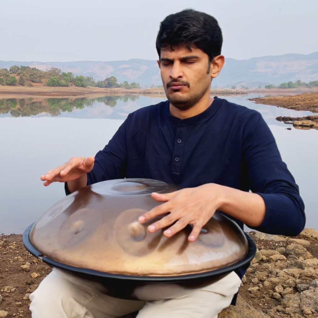 Before the Sun official cover art by Sagar Belsare handpan music release