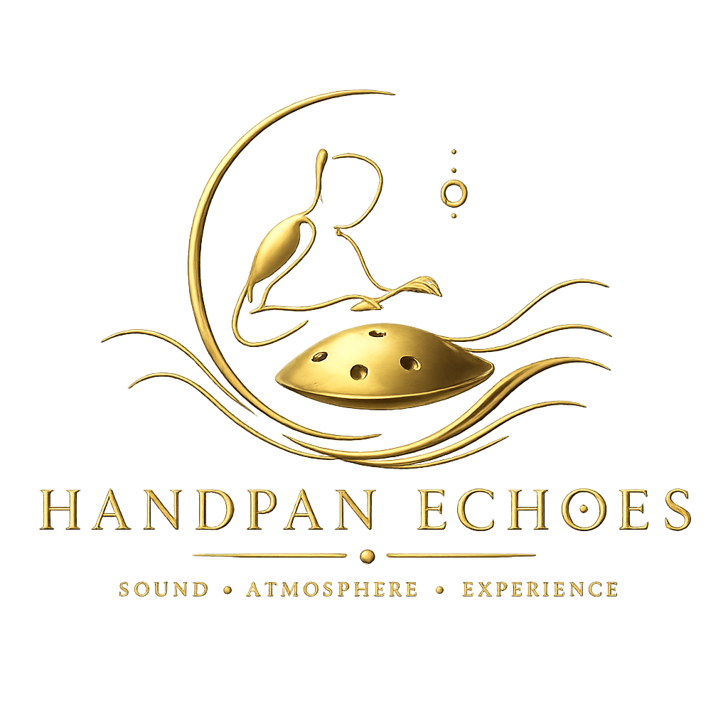 Official Logo of Handpan Echoes, a Pune-based handpan music group