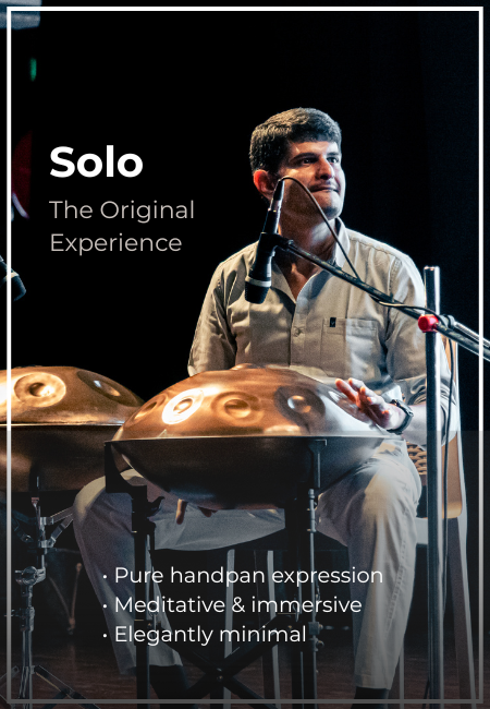 Solo handpan performance by Sagar Belsare for live events in Pune.