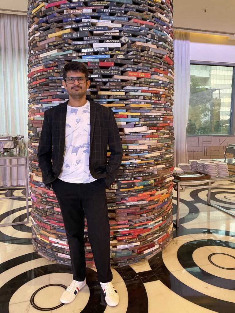 Sagar Belsare, founder of The Rhythm Story, a drum learning academy in Pune.